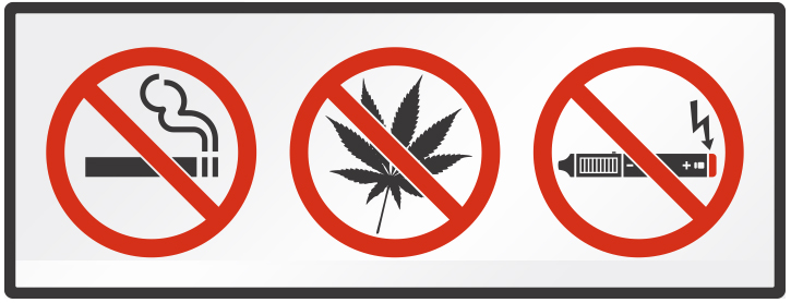 Affiche interdiction fumer en public